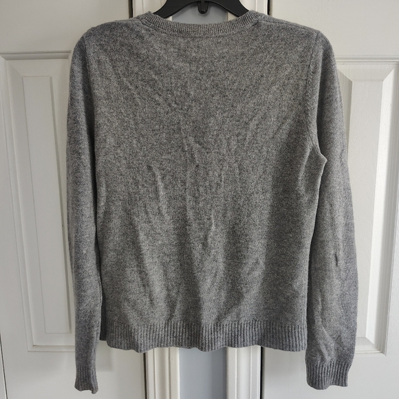 Apt 9 Cashmere Argyle Grey And Purple Sweater M - Picture 4 of 11